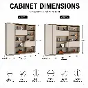 MODERN FILE CABINET WITH RECESSED ALUMINUM ALLOY HANDLE - GH SERIES.webp