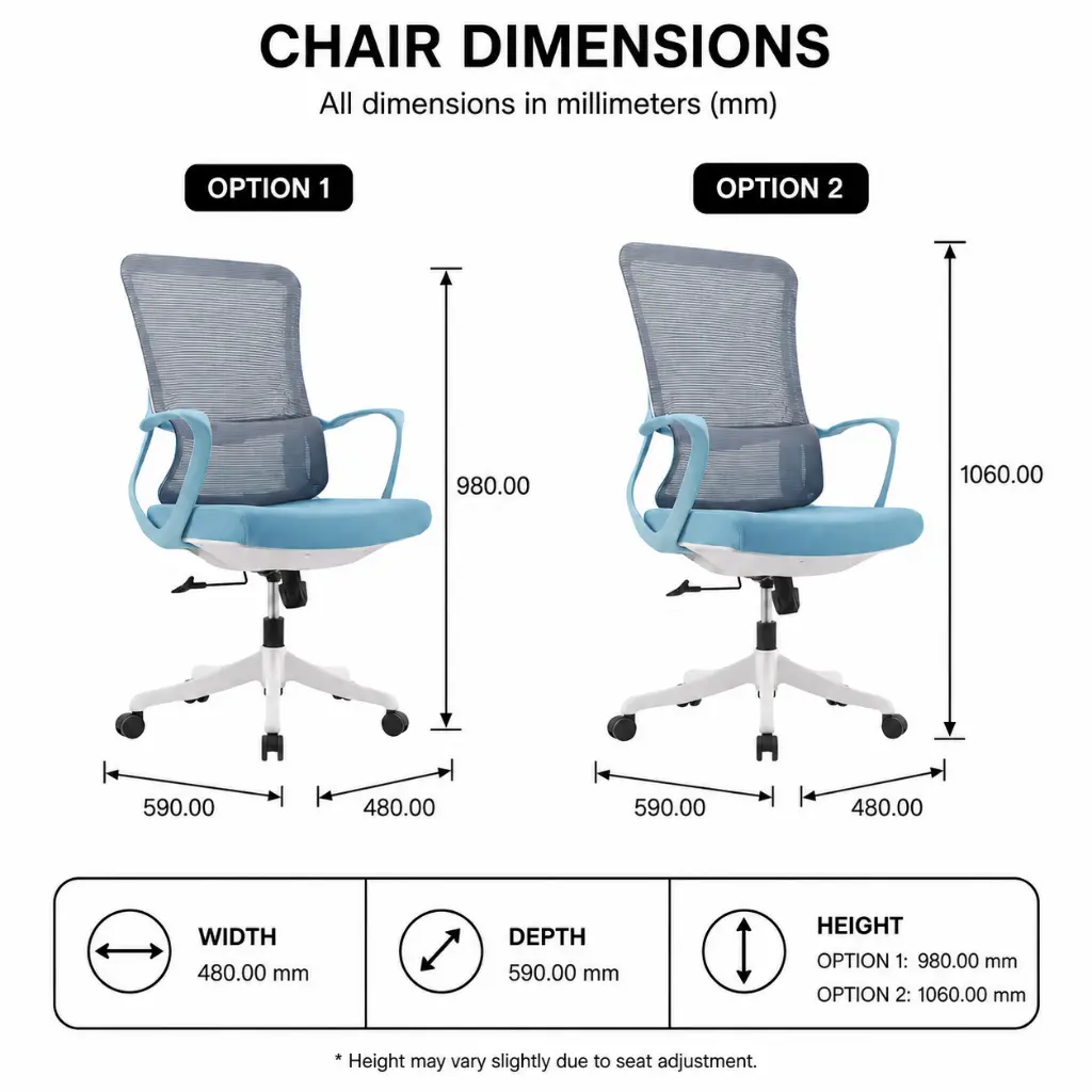 ARCH BACKED OFFICE CHAIR WITH NYLON BASE - GH SERIES.webp