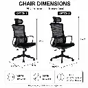 MODERN OFFICE CHAIR WITH FIXED ARMRESTS - GH SERIES.webp
