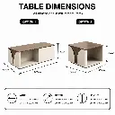 MODERN RECTANGULAR E0 MDF COFFEE TABLE WITH OPEN STORAGE SHELF - GH SERIES.webp
