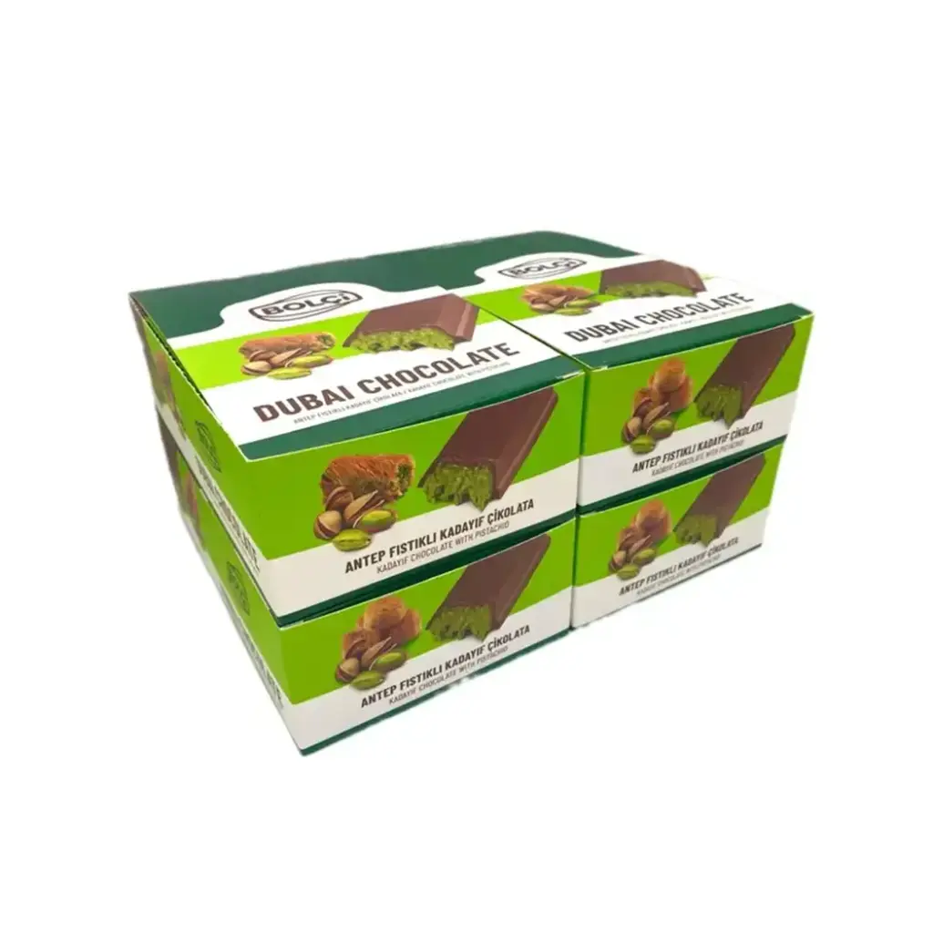 BOLCI ANTEP PISTACHIO & KADAYIF DUBAI CHOCOLATE BAR 30GM