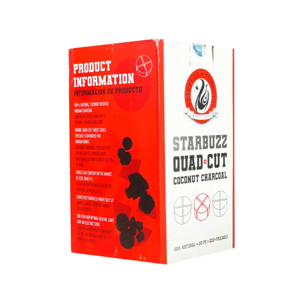 STARBUZZ QUAD CUT COCONUT CHARCOAL