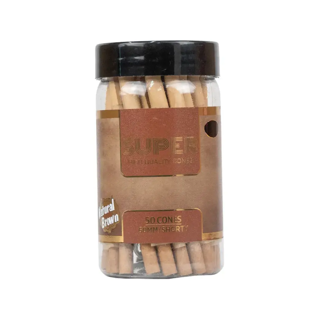 SUPER PREROLLED CONE 60MM 50CT JAR