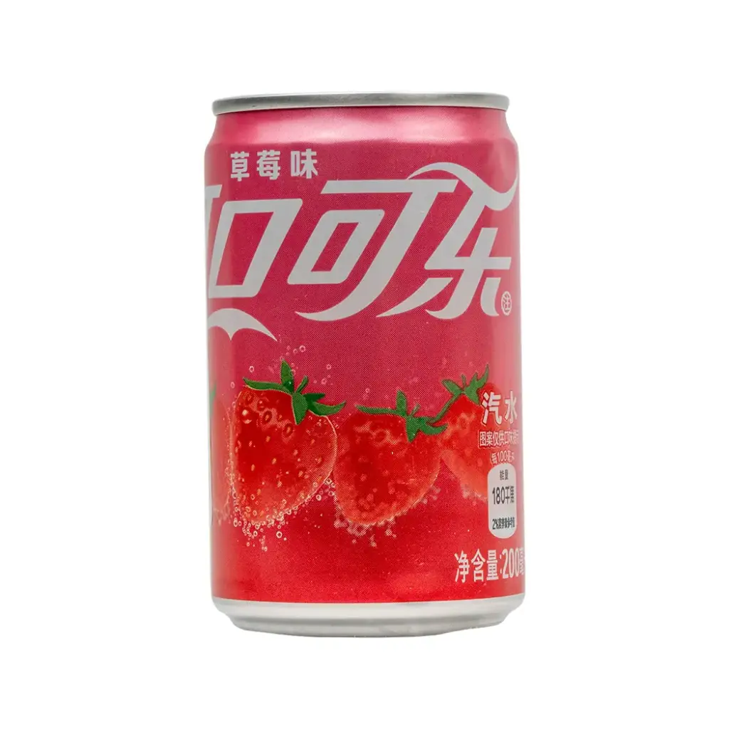 COCA COLA 200ML CAN STRAWBERRY