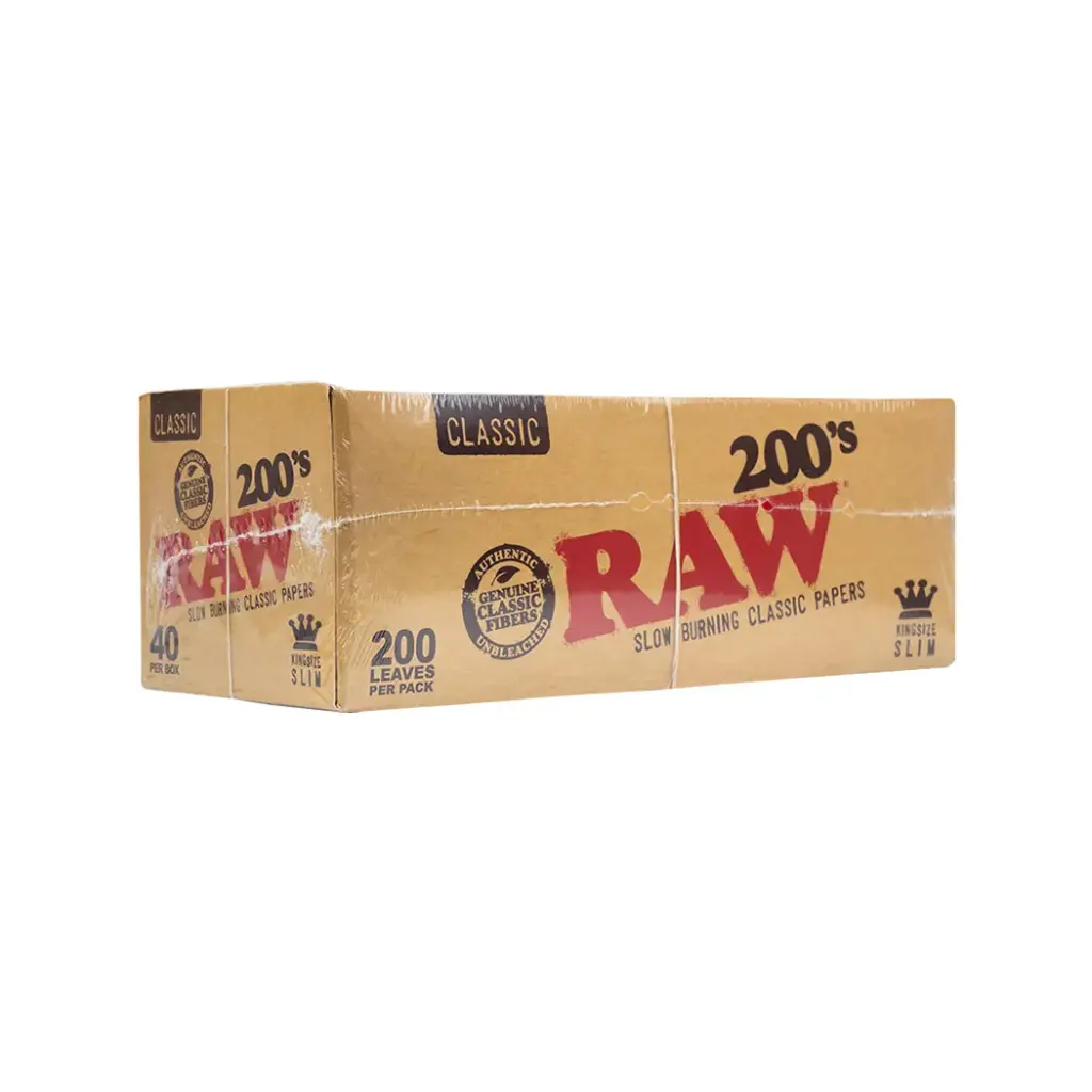RAW CLASSIC 200'S KING SIZE SLIM 40PK