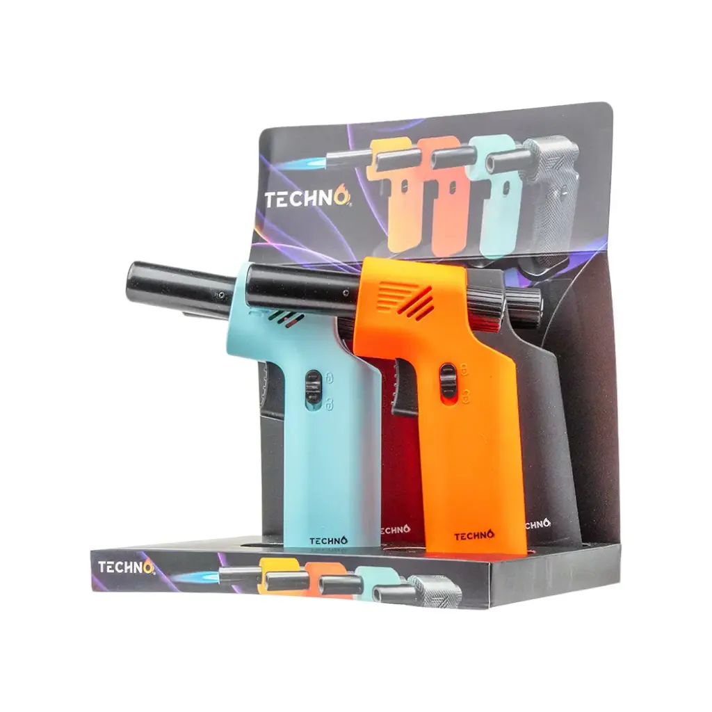 TECHNO SLANT TORCH 4CT - ASSORTED
