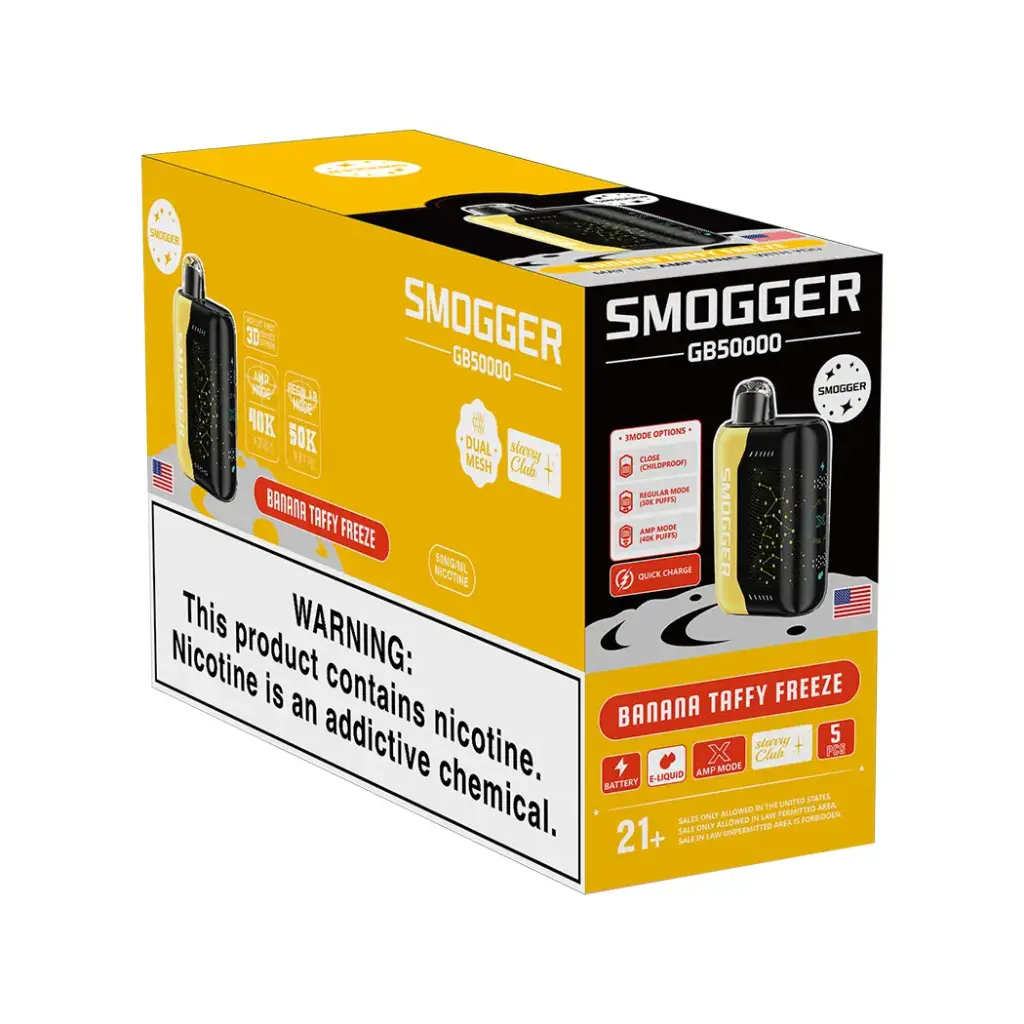 SMOGGER GB50000 5% 50K PUFFS DISPOSABLE 