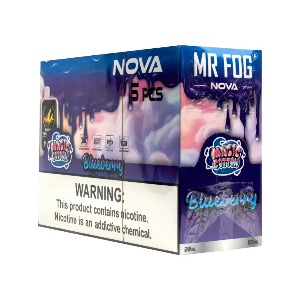 MR FOG NOVA 5PK  36K PUFFS (MAGIC COTTON) BLUEBERRY 