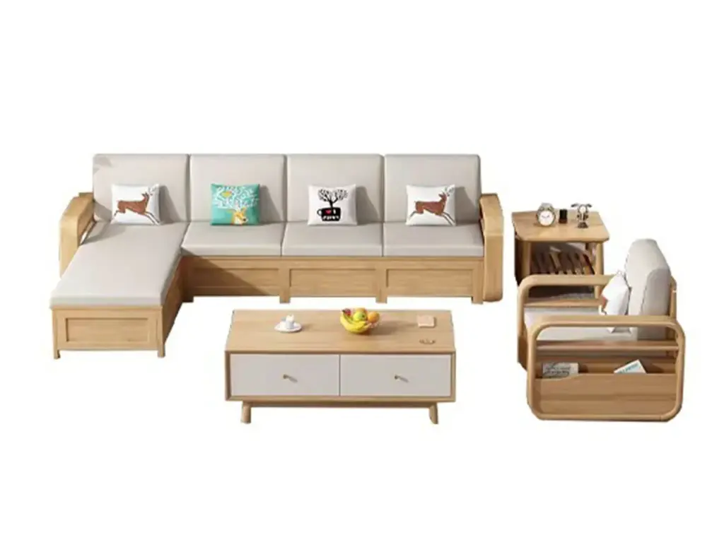 NATURAL ASH HIGH-BOX LOUNGE SET 