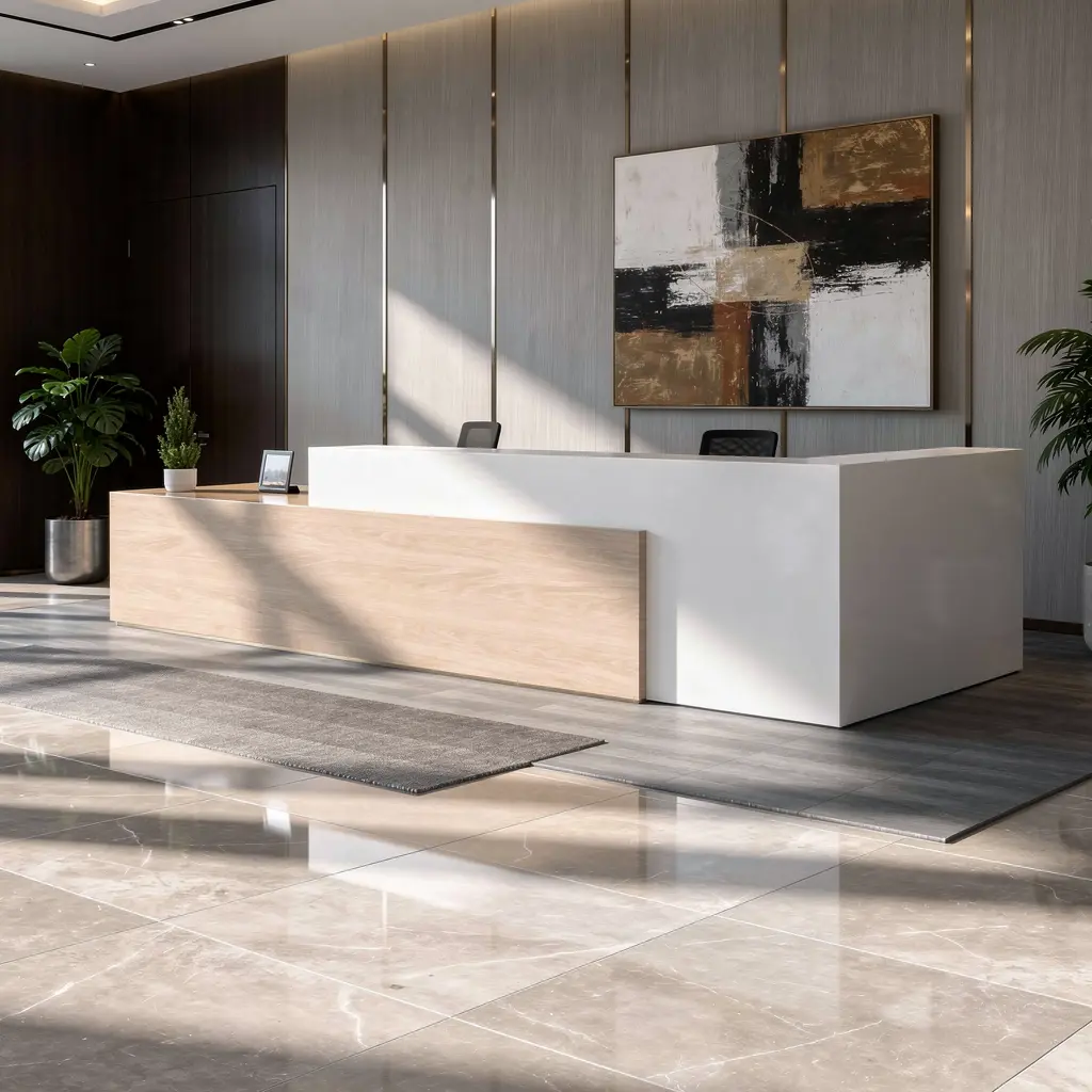 MODULAR RECEPTION WORKSTATION