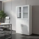 SYMMETRIC GLASS DOOR DISPLAY CABINET
