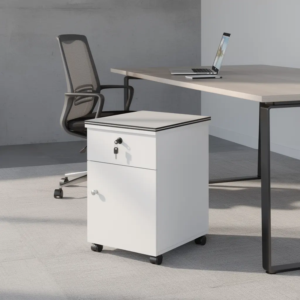 COMPACT SINGLE DRAWER PEDESTAL