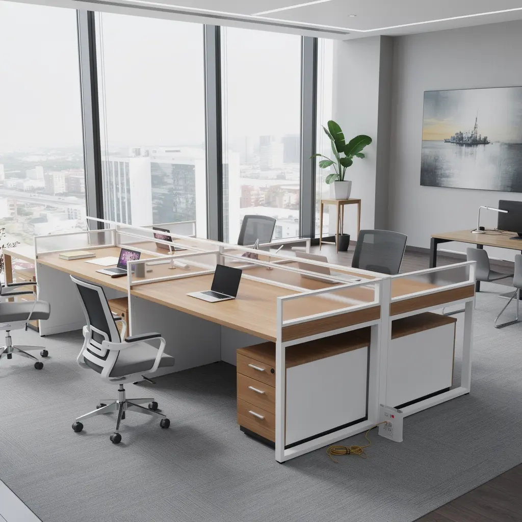 QUAD PANEL WORKSTATION SYSTEM