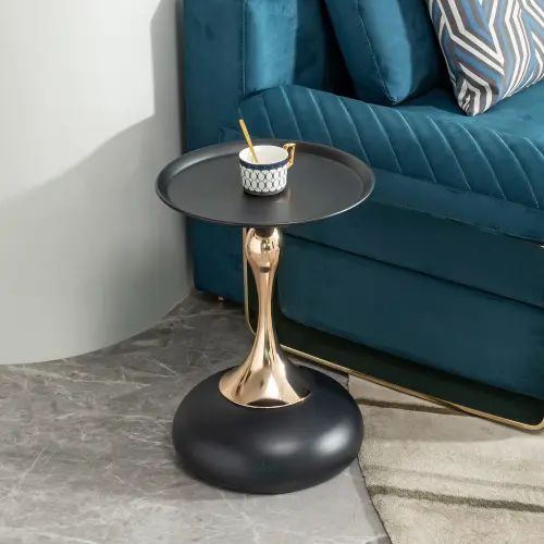 ONYX PEDESTAL ACCENT COFFEE TABLE
