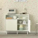 COMPACT KITCHEN STORAGE CABINET WITH SHELVES