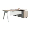 MODERN OFFICE DESK WITH SIDE CABINET - GH SERIES 