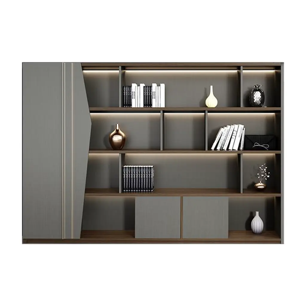 MODERN FILE CABINET WITH SMART INDUCTION LIGHT STRIP - GH SERIES 