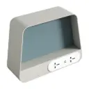 MODERN DESKTOP POWER HUB WITH INTEGRATED PRIVACY SCREEN AND DOUBLE SIDED SOCKETS – GH SERIES
