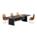 MODERN E1 MDF EXECUTIVE MEETING TABLE WITH MELAMINE FINISH AND PNEUMATIC LIFTING SOCKET - KNIGHT SERIES 