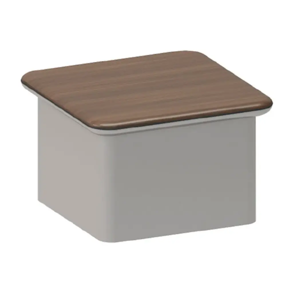 MODERN WALNUT COMPACT SIDE COFFEE TABLE – PHANTOM SERIES