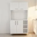 TALL PANTRY CABINET WITH DOUBLE DOORS