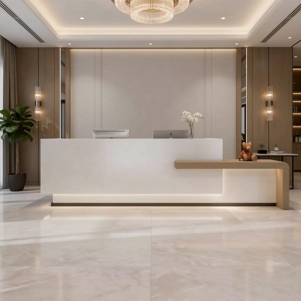 Cleanline Minimal Reception Desk