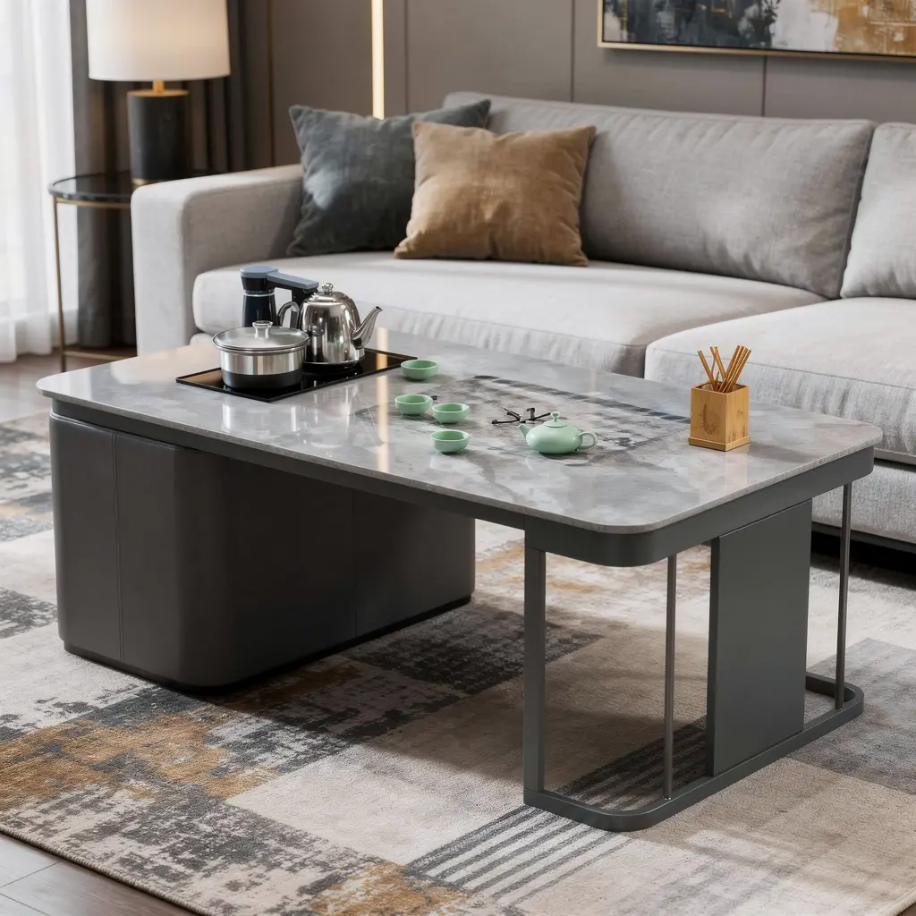 SLATE FUSION MODERN COFFEE TABLE
