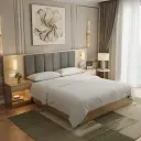 MODERN UPHOLSTERED BED SET