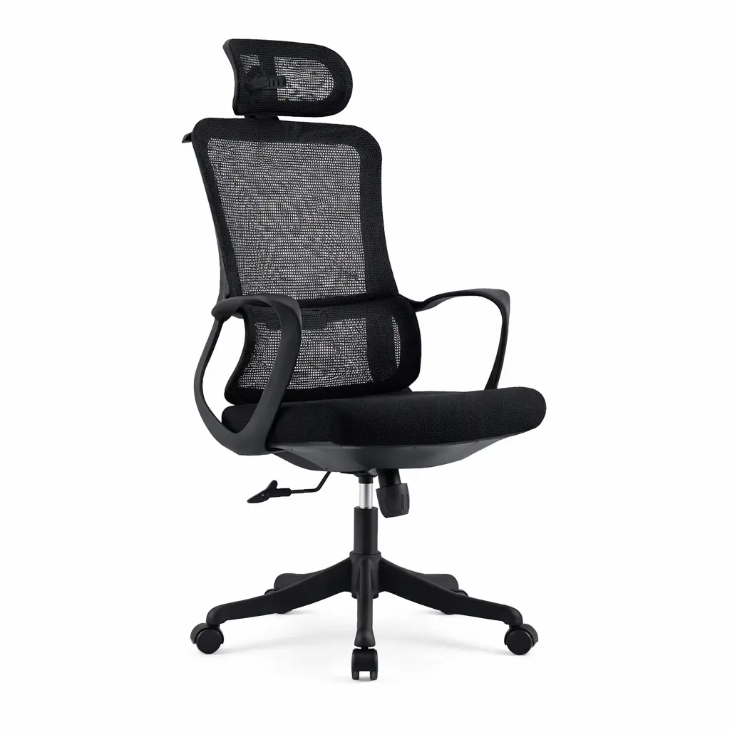 MODERN OFFICE CHAIR WITH FIXED ARMRESTS - GH SERIES