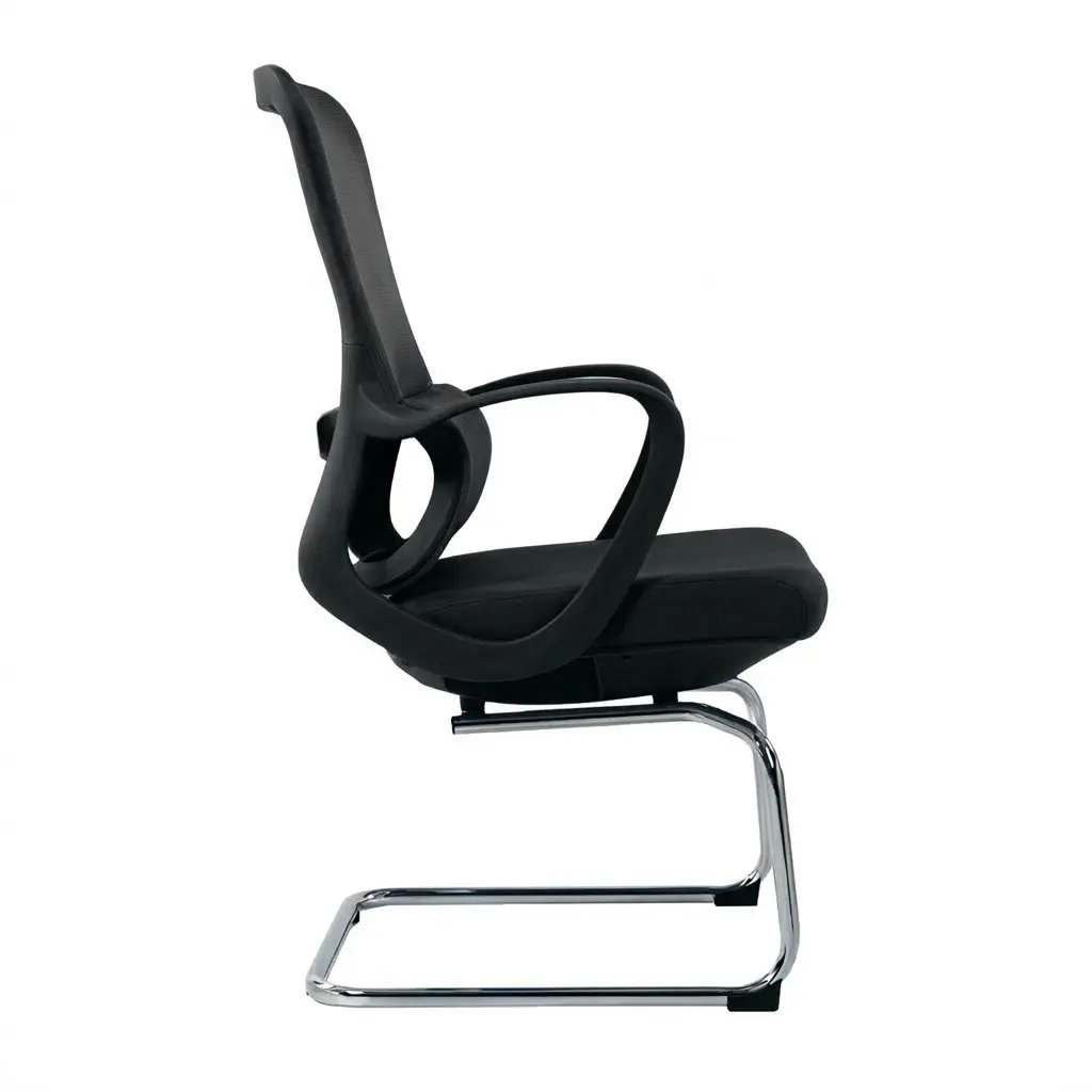 GUEST CHAIR WITH BOW SHAPED FRAME (STACKABLE) - GH SERIES