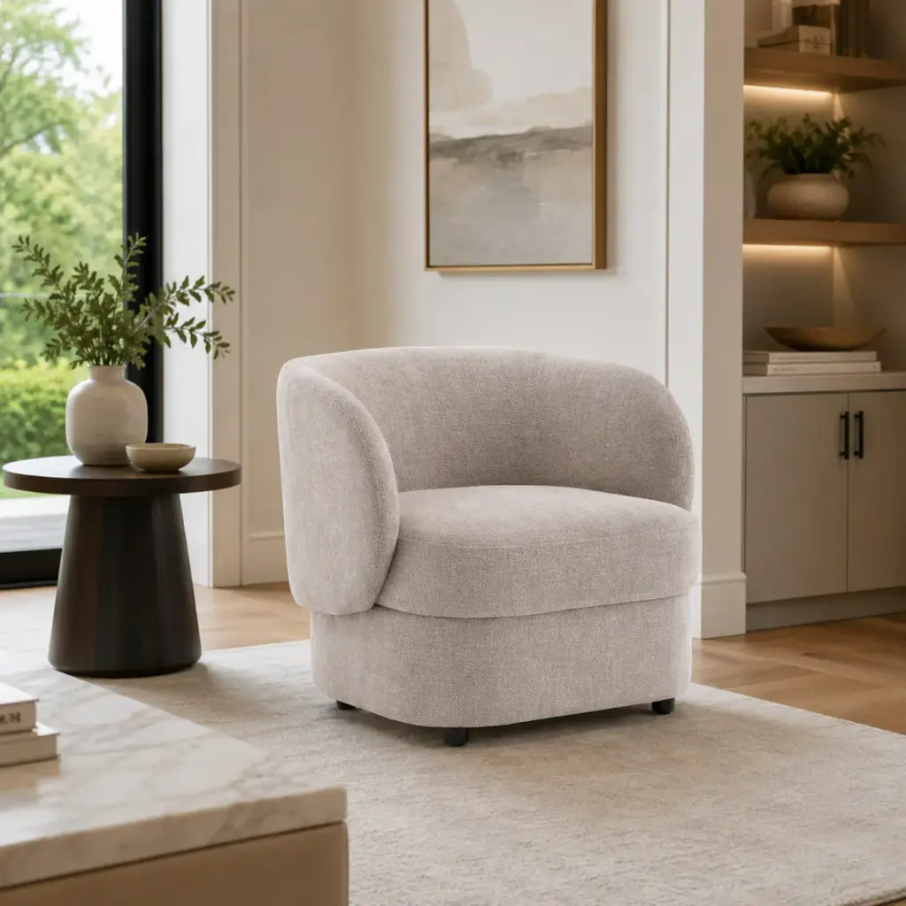 Pearl Crescent Organic Sectional