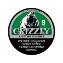 GRIZZLY NICOTINE POUCHES 9MG 5 ROLLS