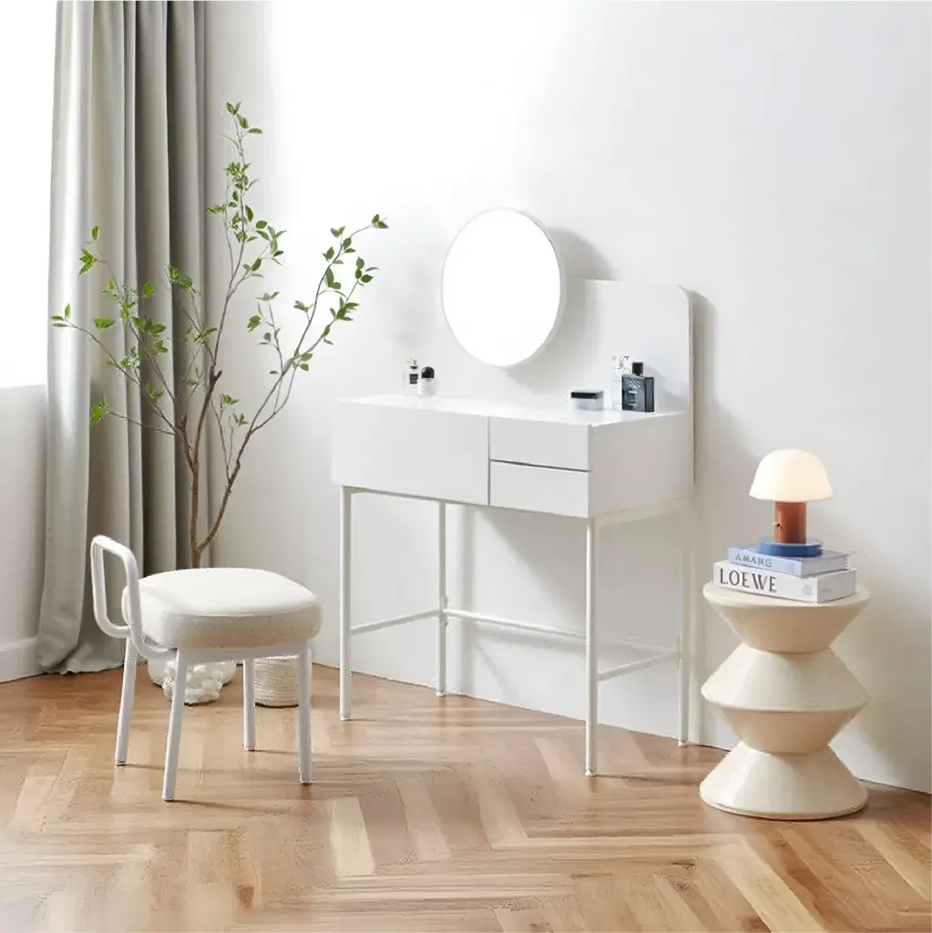 Minimalist Dressing Table 125 × 80 × 45 cm with Custom Color