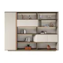 MODERN FILE CABINET WITH RECESSED ALUMINUM ALLOY HANDLE - GH SERIES 